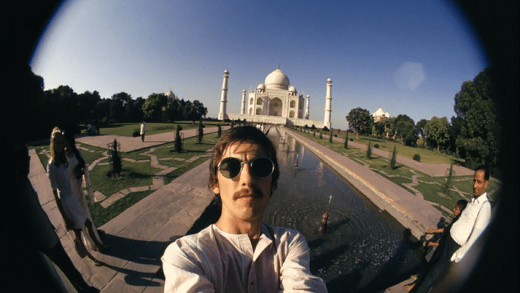 George Harrison’s fisheye self-portraits in India, 1966 (1)